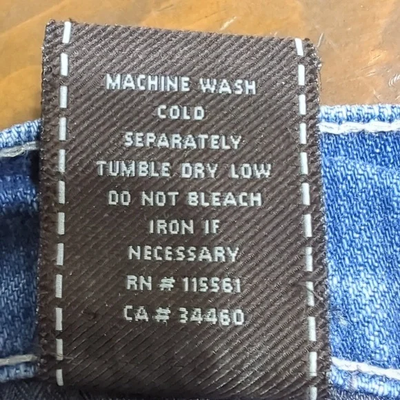 7 For All Mankind Y2K Low Rise Long - Picture 9 of 10